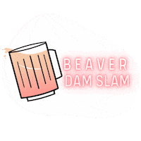 Beaverdam Sticker by Huron University College Students' Council