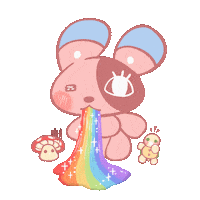 Rainbow 吐 Sticker