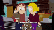 happy walking GIF by South Park 