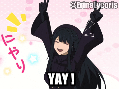 Black Hair Anime Girl GIF