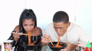 spicy ramen GIF by De’arra & Ken 4 Life