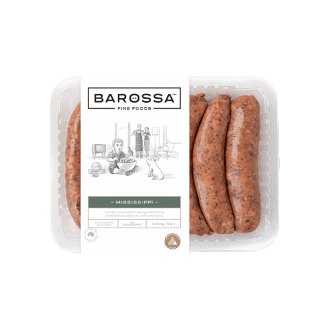 BarossaFineFoods giphygifmaker dinner meat sausage Sticker