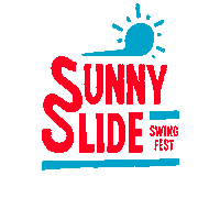SunnySlide festival jazz lindy hop balboa Sticker