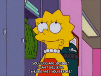 happy lisa simpson GIF