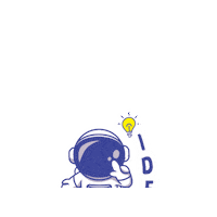 nextmedia work idea astronaut next Sticker
