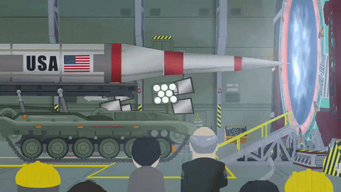 rocket missle GIF by South Park 