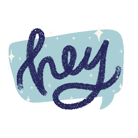 Sparkle Hello Sticker