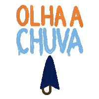 Chuva Sticker by Yara Brasil