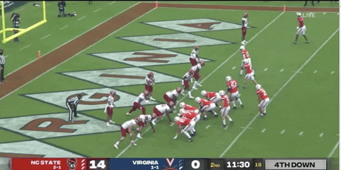 therealessad giphygifgrabber football uva ncstate GIF