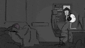 Late Night Text GIF by CC0 Studios