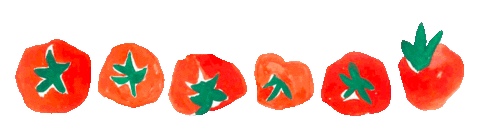 Summer Tomato Sticker by Variety Hour Studio