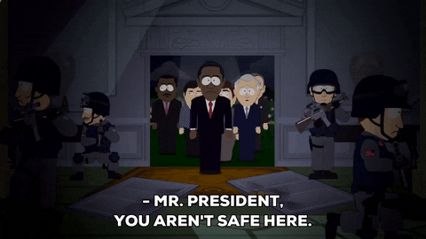 barack obama fear GIF by South Park 