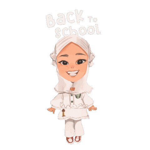 School Hijab Sticker by Rafhi Dominic