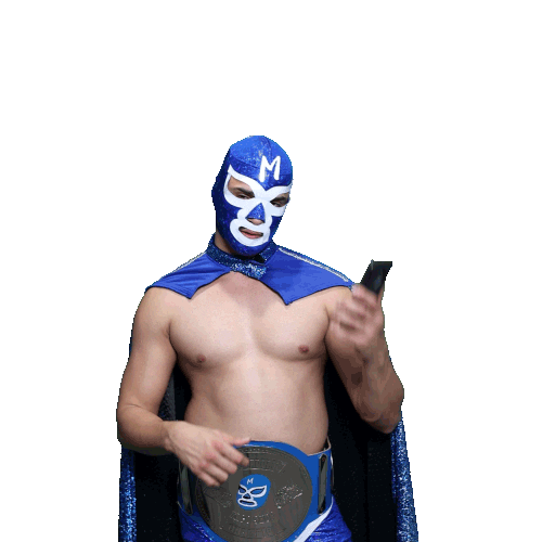 maskadorestacoshopaz giphyupload wrestling wrestler lucha Sticker