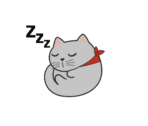 Sleepy Nicole Sticker by GentleCat