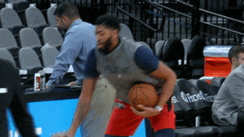 getting ready new orleans pelicans GIF by NBA