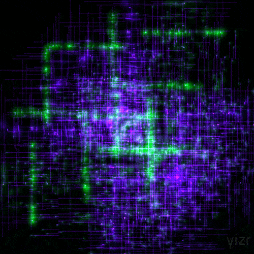 yizr art animation 3d trippy GIF