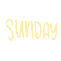 Days Of The Week Sunday Sticker