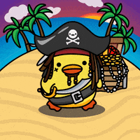 digitalducks stabby quacks digital ducks duck with knife GIF