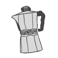 medialhuna coffee drawing cafe original Sticker