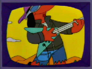 The Simpsons Guitar GIF