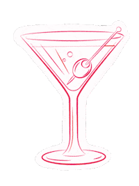 waldemarbehn party design drink drinks Sticker