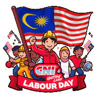 Labor Day Sticker by CNI