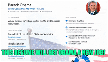 obama resume GIF by Enhancv