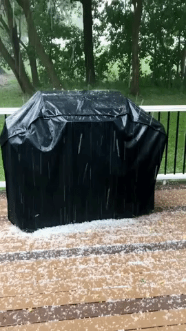 Scattered Storms Drop 'Wild' Hail on Michigan