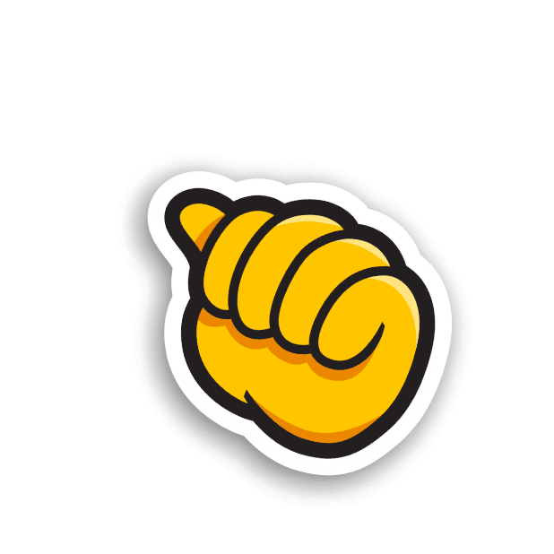 Sign Language Thumbs Up Sticker by Sorenson