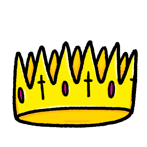 JoshPringle giphyupload queen crown king Sticker