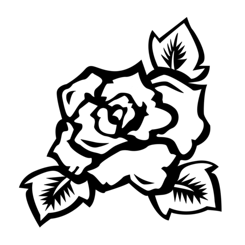 Flower Rose Sticker by Taylor Reeve