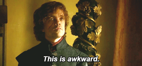 this is awkward game of thrones GIF