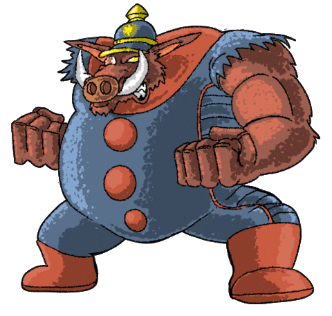 Streetfighter Preuss Sticker by Tracht Man