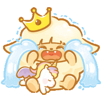 Sad Cry Sticker
