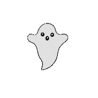 Halloween Ghost Sticker