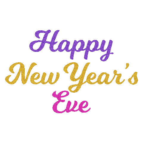 New Year Calligraphy Sticker