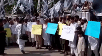 Pakistanis Protest Against India Following Kashmir Clashes