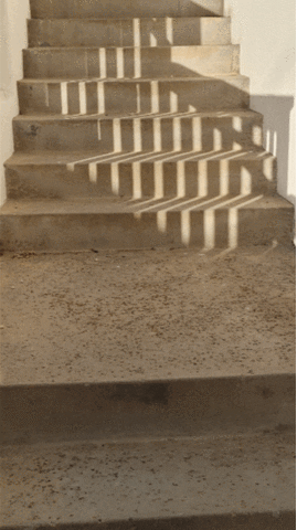 Sunshine Stairs GIF by RetroCollage