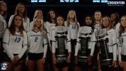 dance volleyball GIF by Creighton University Athletics