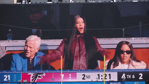 Celebrate Cardi B GIF by New England Patriots