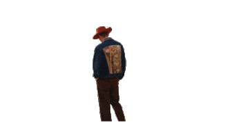 sad walking away Sticker by Harry Hudson
