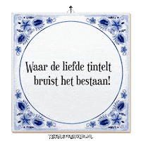 Humor Geluk Sticker by Tegelspreuken.nl