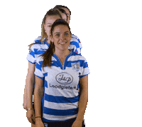 blauwwitkorfbal emma fleur joni Shanna Sticker