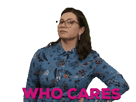 Hair Who Cares Sticker