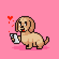 Dog Love GIF by Abstract HotDogs