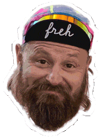 Head Ossi Sticker by Schleudergang