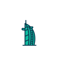 Dubairun Sticker by WorldsIconic