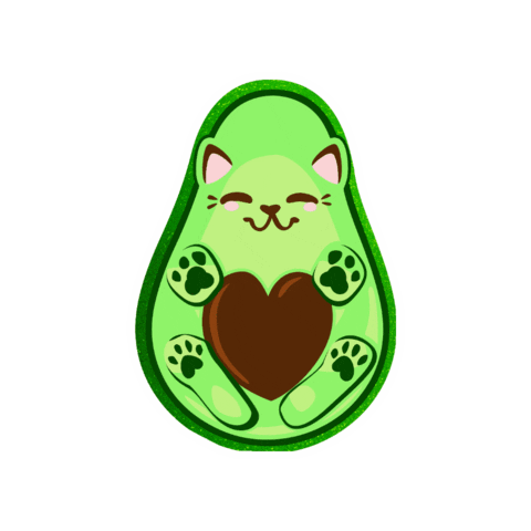 MixdJuxt giphygifmaker cat heart food Sticker