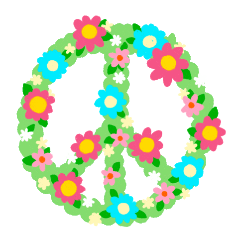 Beach Peace Sticker by Blackbough Swim